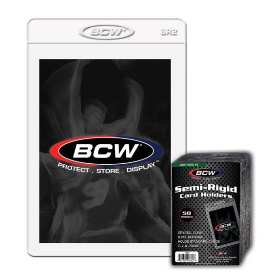 BCW Semi-Rigid #2 Card Holders (50 ct.)