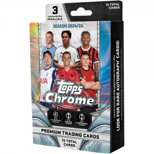 2024-25 Topps Chrome UEFA Club Competitions Hanger