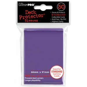 UP Deck Protector Sleeves Purple (50 ct.)