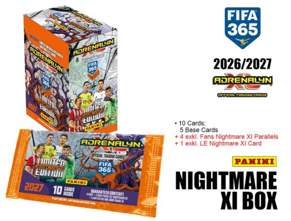 2026/27 FIFA 365 Adrenalyn XL TC Nightmare XI Box