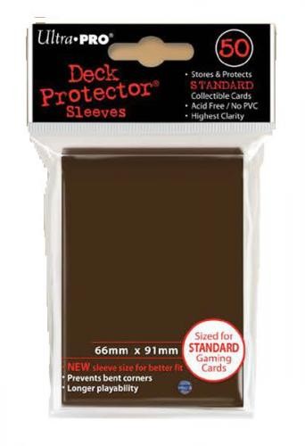 UP Deck Protector Sleeves Brown (50 ct.)