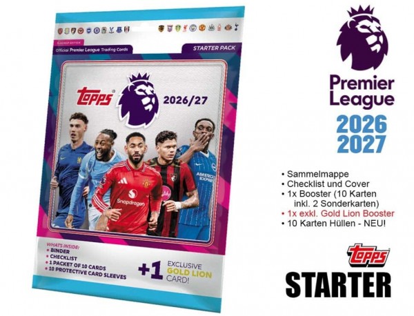 2026-27 Topps Premier League Starter Pack EN