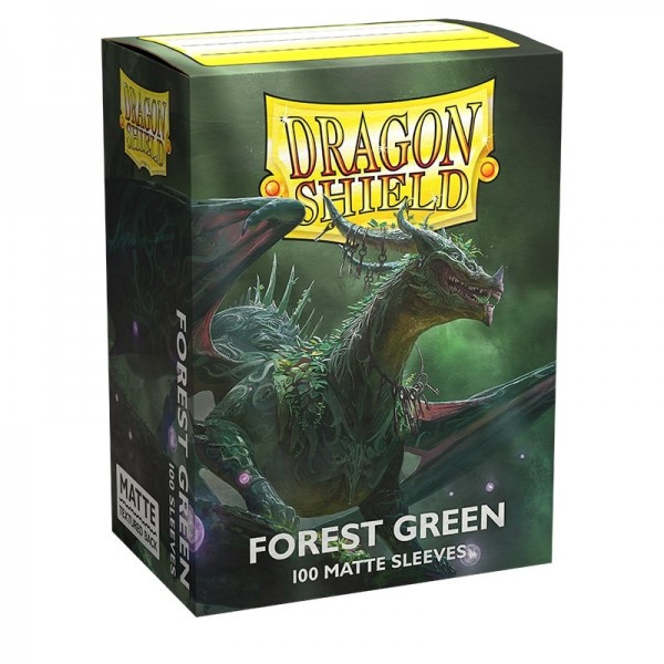 Dragon Shield Sleeves Matte Forest Green (100ct )