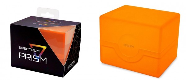 BCW Prism Deck Case - Sunset Orange