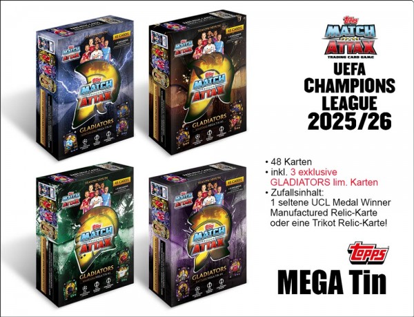 2025-26 Match Attax UEFA Champions League Mega Tin