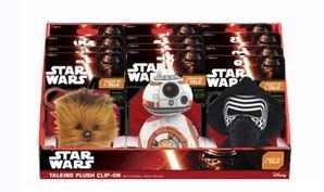 Star Wars VII Plush Clip-On with Sound (12 ct.)