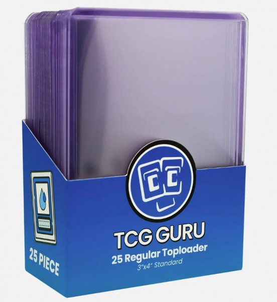 TCG Guru Regular Toploader 3" x 4" (25 ct.)
