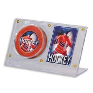 UP Acrylic Puck & Card Holder