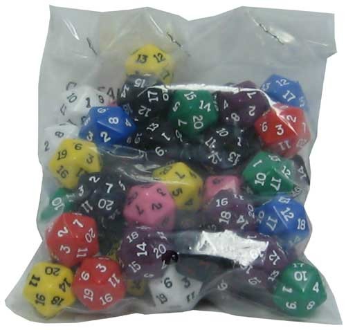 20-Seiten Würfel Set - Dices (50 ct.)