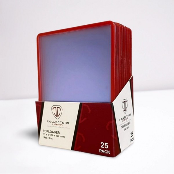 Collectors Concept Topload 3 x 4" 35pt Red(25ct)