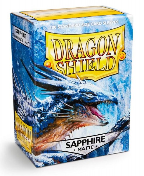Dragon Shield Sleeves Matte Sapphire (100 ct )