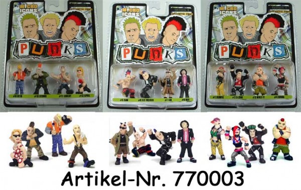Micro Icons - PUNKS 4-Figuren Set (3 ct.)