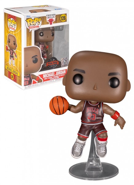 NBA POP Michael Jordan/Chicago Bulls(Black Pinstr.
