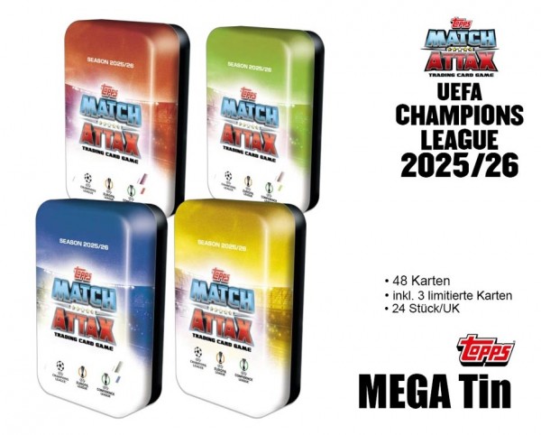 2025-26 Match Attax UEFA Champions League Mega Tin