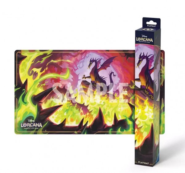 Disney Lorcana 11: Spielmatte Drachenfeuer