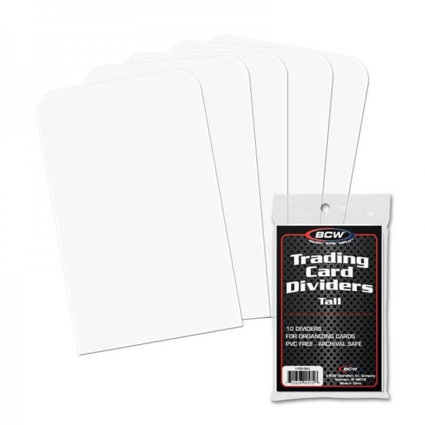 BCW Trading Card Dividers Tall (10 ct.)