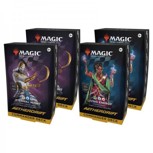 Magic Aetherdrift Commander Decks EN