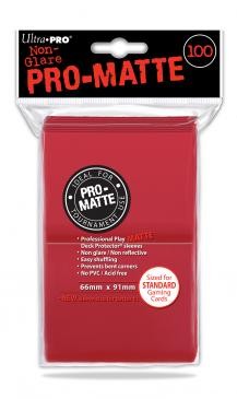 UP Pro-Matte Sleeves red (100 ct.)