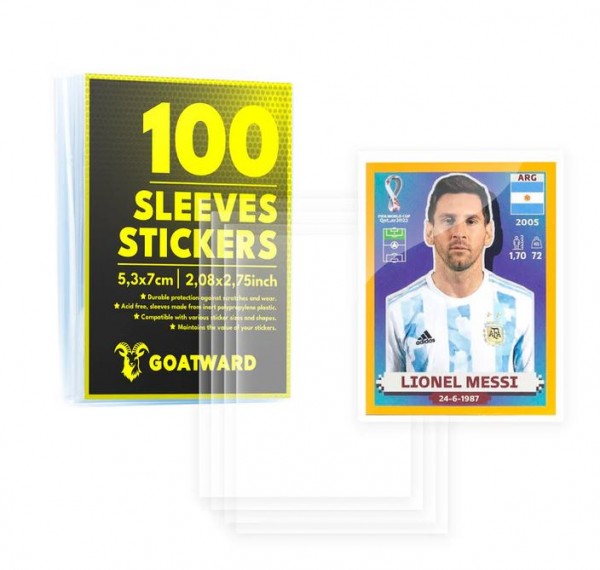 Goatward - Sticker Sleeves (100 ct:) 53 x 70 mm