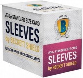 Preview: Beckett Shield 130ptSleeves(100ct)Display(15Packs) Preview: Beckett Shield 130ptSleeves(100ct)Display(15Packs)