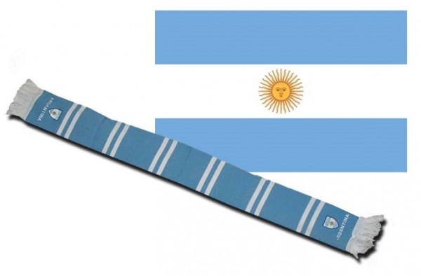 Fanschal Argentinien (bestickt)