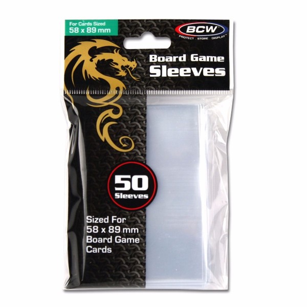 BCW Board Game Sleeves 56 x 87 mm (50 ct.)