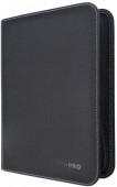 UP 4-Pocket Zippered Toploader Pro-Binder - Black UP 4-Pocket Zippered Toploader Pro-Binder - Black