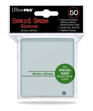 UP Board Game Sleeves 69 x 69 mm (50 ct.)