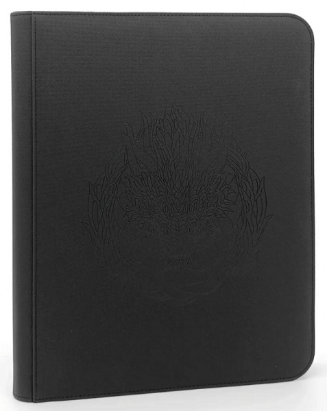 PYM Toploader Zippered-Binder Dragon Black