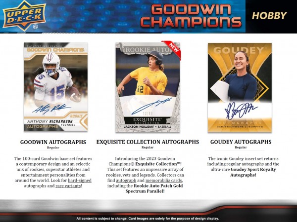 2023 Goodwin Champions Cards (Hobby) | SONSTIGE | Sport | OFCS 