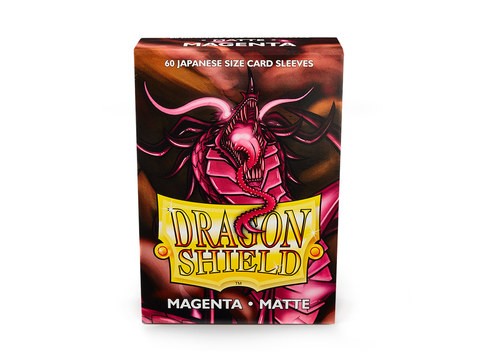 Dragon Shield Japanese Sleeves Matte Magenta(60ct)