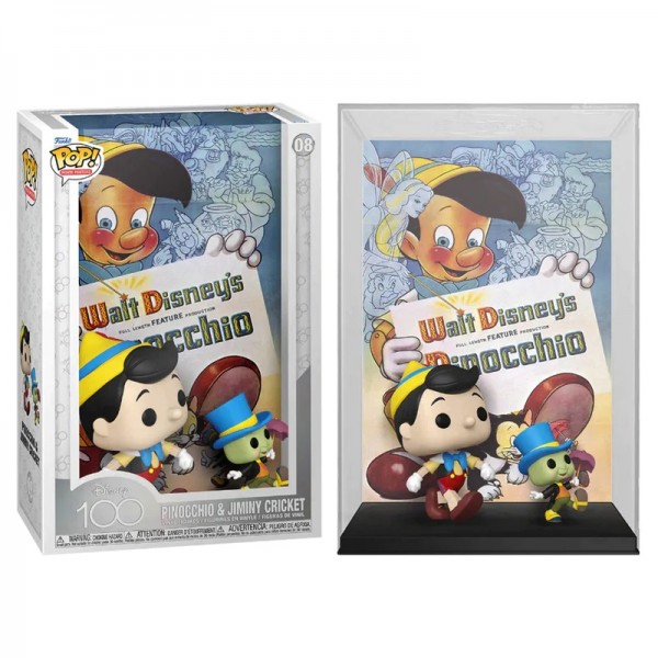 POP Movie Poster- Disney 100 - Pinocchio & Jimini