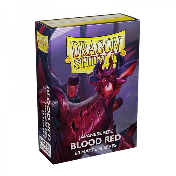 Dragon Shield Jap. Sleeves Matte Blood Red (60 ct)