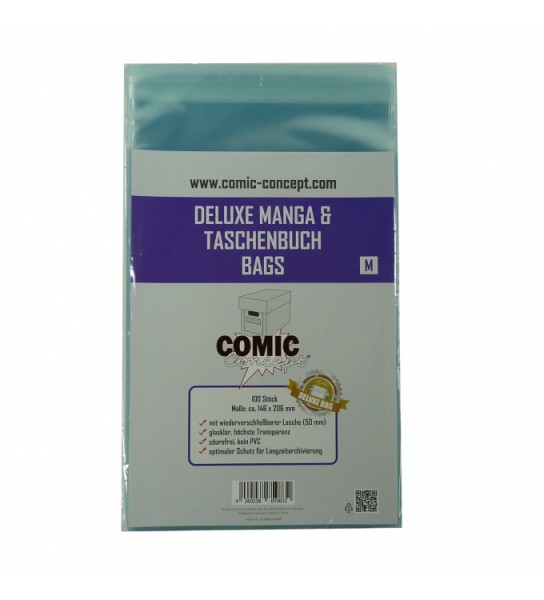 Comic Concept Deluxe Manga & Taschenbuch Bags M 146 x 206 mm
