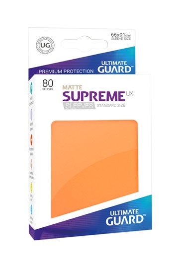 UG Supreme UX Sleeves Standard Matt Orange 80 ct.