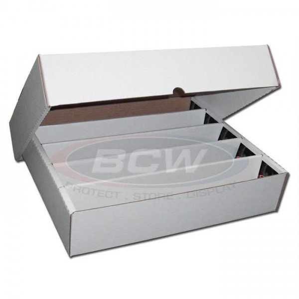 BCW Pappkarton für 5000 Karten FULL LID (10 ct.)