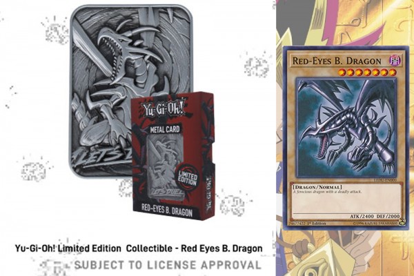 Yu-Gi-Oh! Red Eyes B. Dragon Metal Card