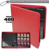 BCW Zipper-Z-Folio 12-Pocket LX Portfolio Red BCW Zipper-Z-Folio 12-Pocket LX Portfolio Red
