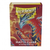 Dragon Shield Outer Sleeves Jap. Matte Clear 60 ct Dragon Shield Outer Sleeves Jap. Matte Clear 60 ct