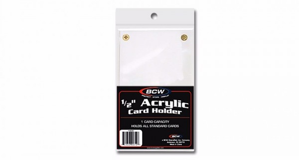 BCW Schraubhalter 1/2" Acryl (4 Schrauben)