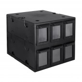 BCW 6 Drawer Card Catalog Black BCW 6 Drawer Card Catalog Black