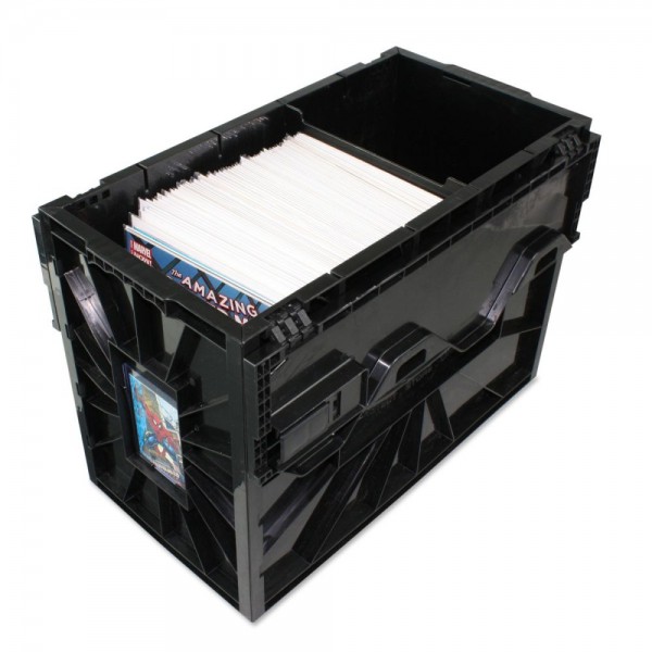 BCW Comic Book Bin Box Plastic Black