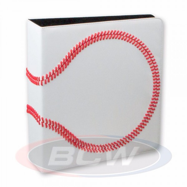 BCW Premium Baseball Collectors Album white 3"