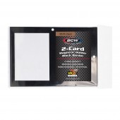 BCW Magnetic Card 2-Card Holder Black Border 35pt BCW Magnetic Card 2-Card Holder Black Border 35pt