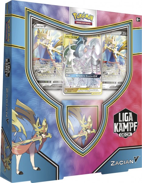 Pokémon Cards Liga Kampf Deck Zacian DE (6 ct.)