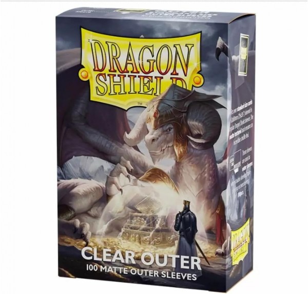 Dragon Shield Outer Sleeves Matte Clear (100ct )