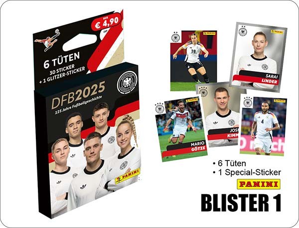 2025 DFB - 125 Jahre Fußballgeschichte Blister 1