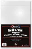 BCW Mylar® Silver Comic Book Bags (50 ct.) 2-Mil BCW Mylar® Silver Comic Book Bags (50 ct.) 2-Mil