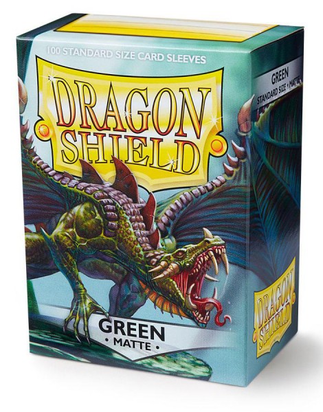 Dragon Shield Sleeves Matte Green(100ct)