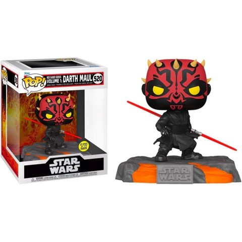 POP Star Wars Deluxe Red Sabre Series - Darth Maul